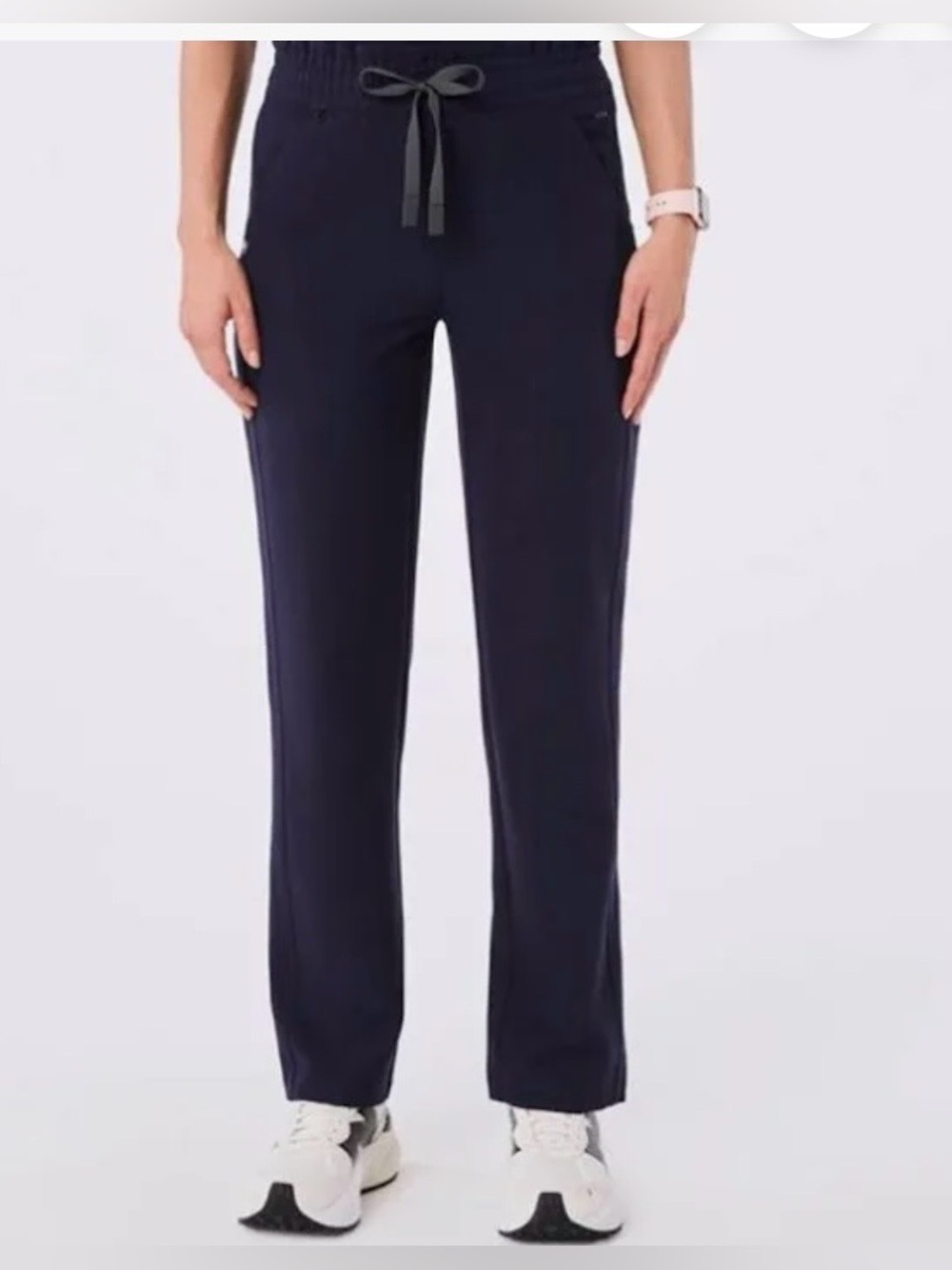 Figs scrubs Regina high waist straight leg pants navy blue 1001674 XXS/T TALL